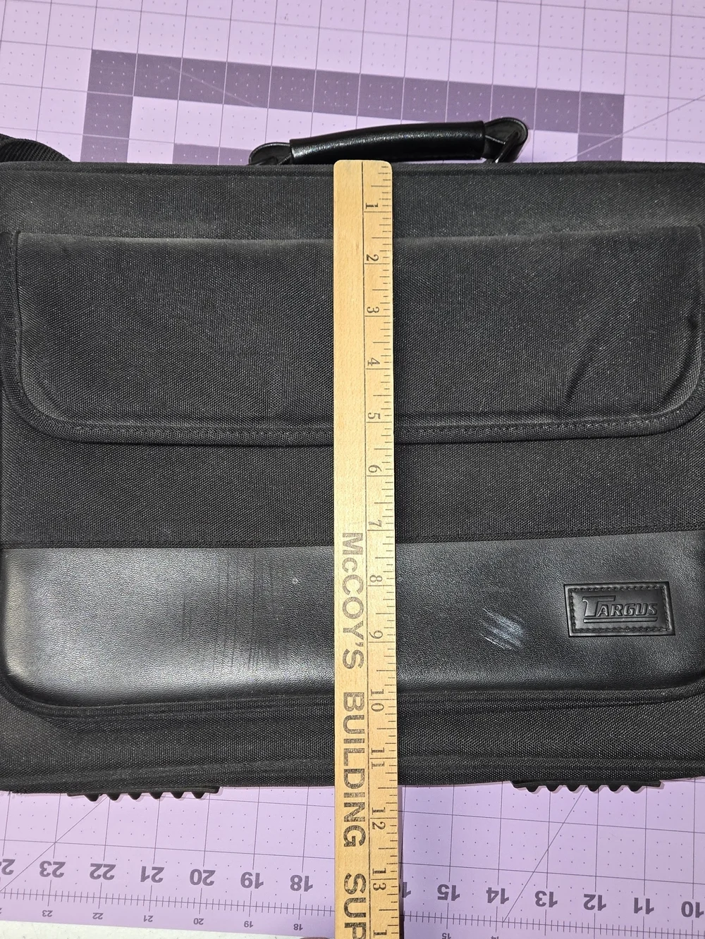 Targus Black Padded Laptop Briefcase Shoulder Bag Organizer Case